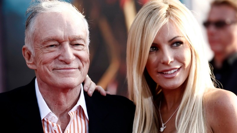 Hugh Hefner a Crystal Harris